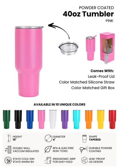 Make Your Own Custom 40oz Tumbler