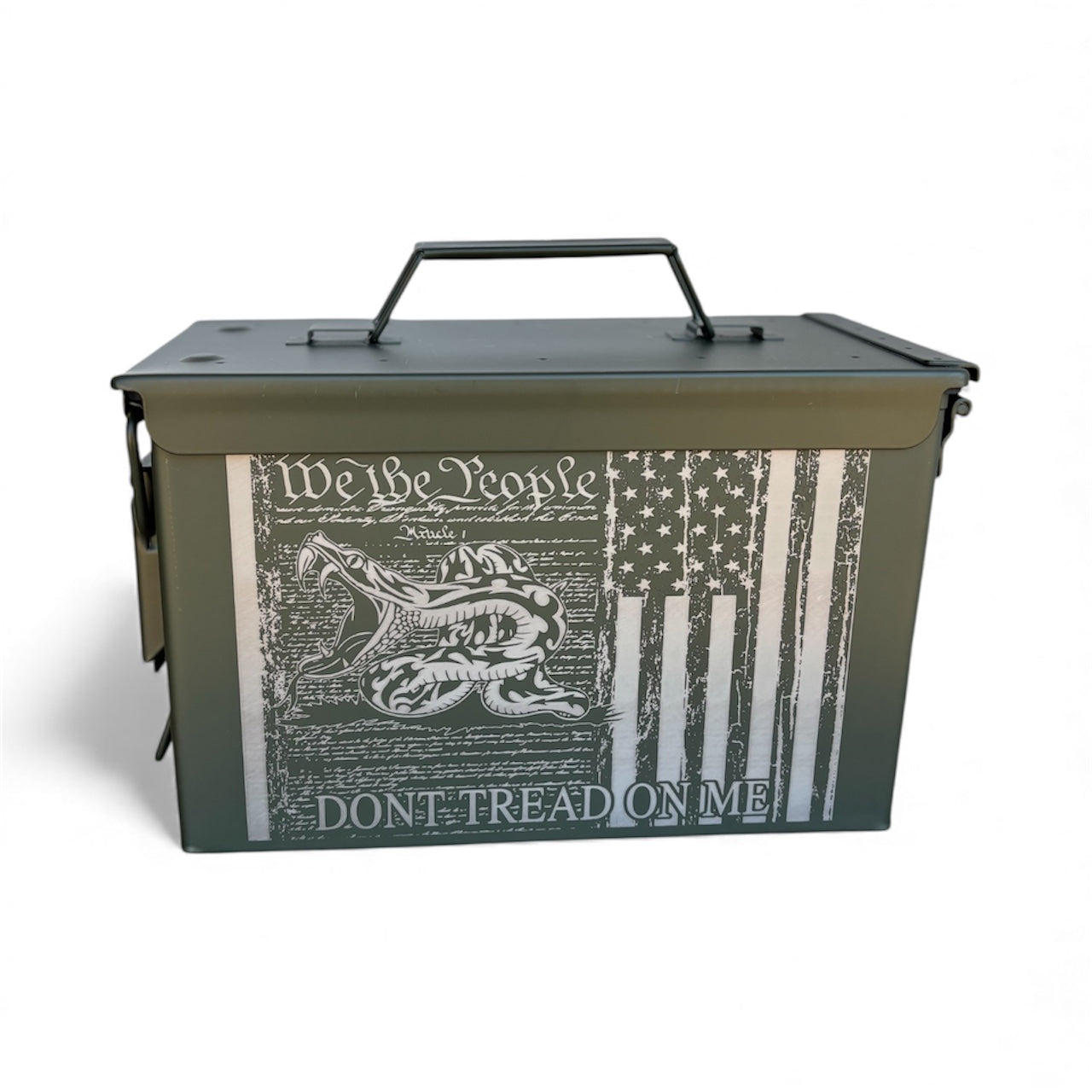 Second Amendment Engraved Ammo Box .50 CAL