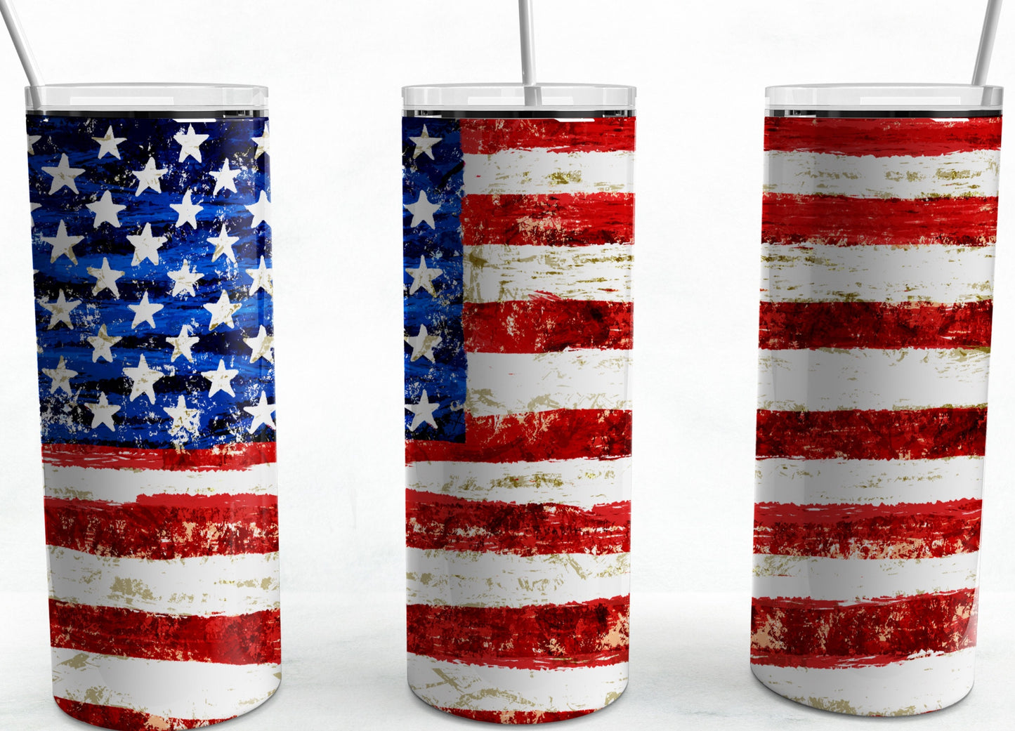 American Flag tumbler, patriotic tumbler, gift for her, gift for him