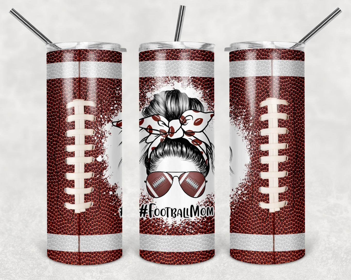 Football Mom tumbler, gift for Mom, football season gift for Mom