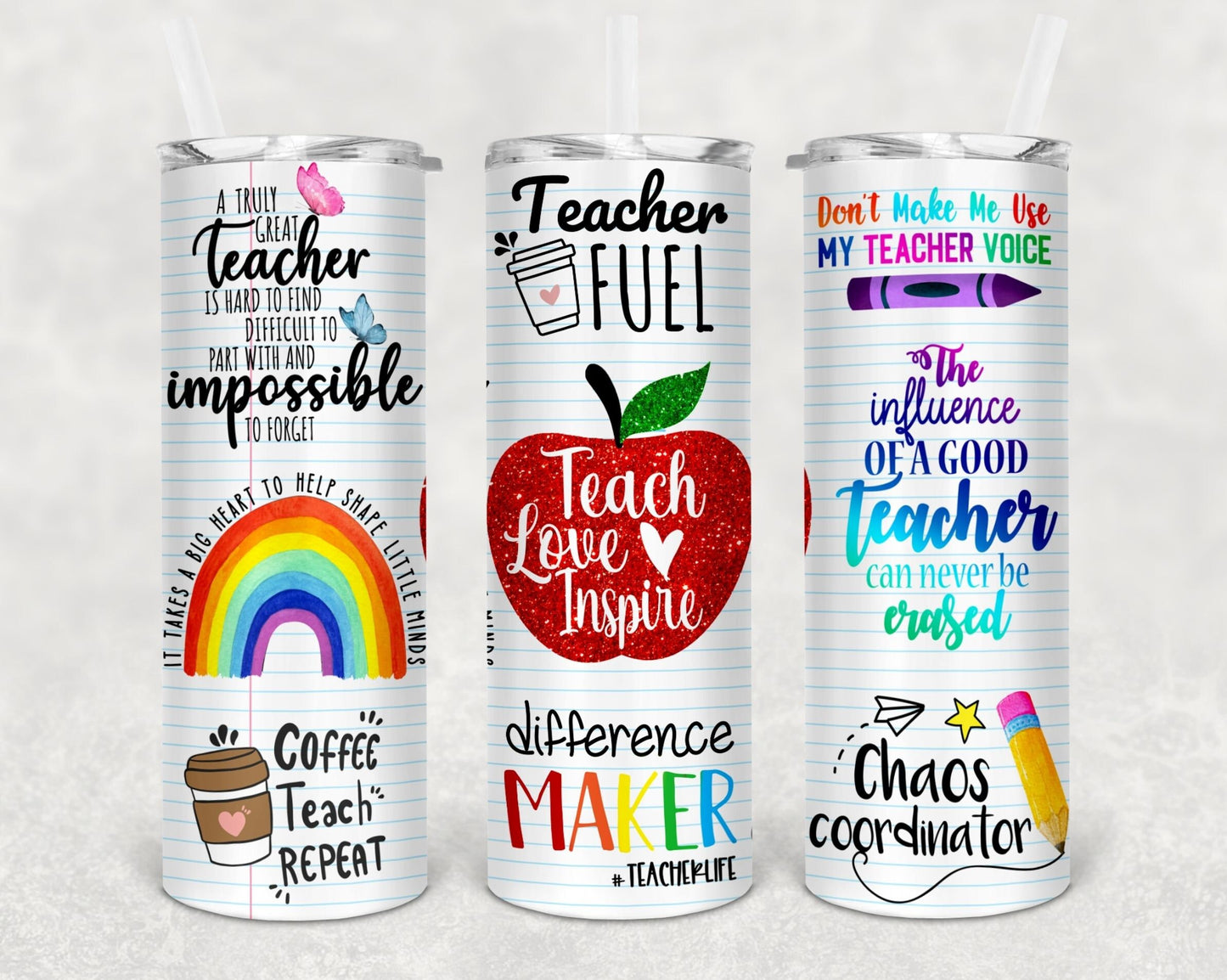 Teacher Fuel, teacher tumbler, gift for teacher